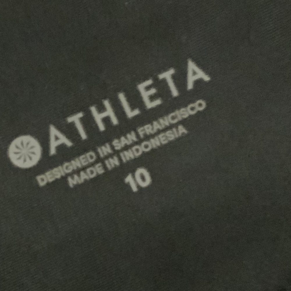Athleta Black 10 Trekkie Jogger Active Sporty Travel Resort Scandi Girl Normcore